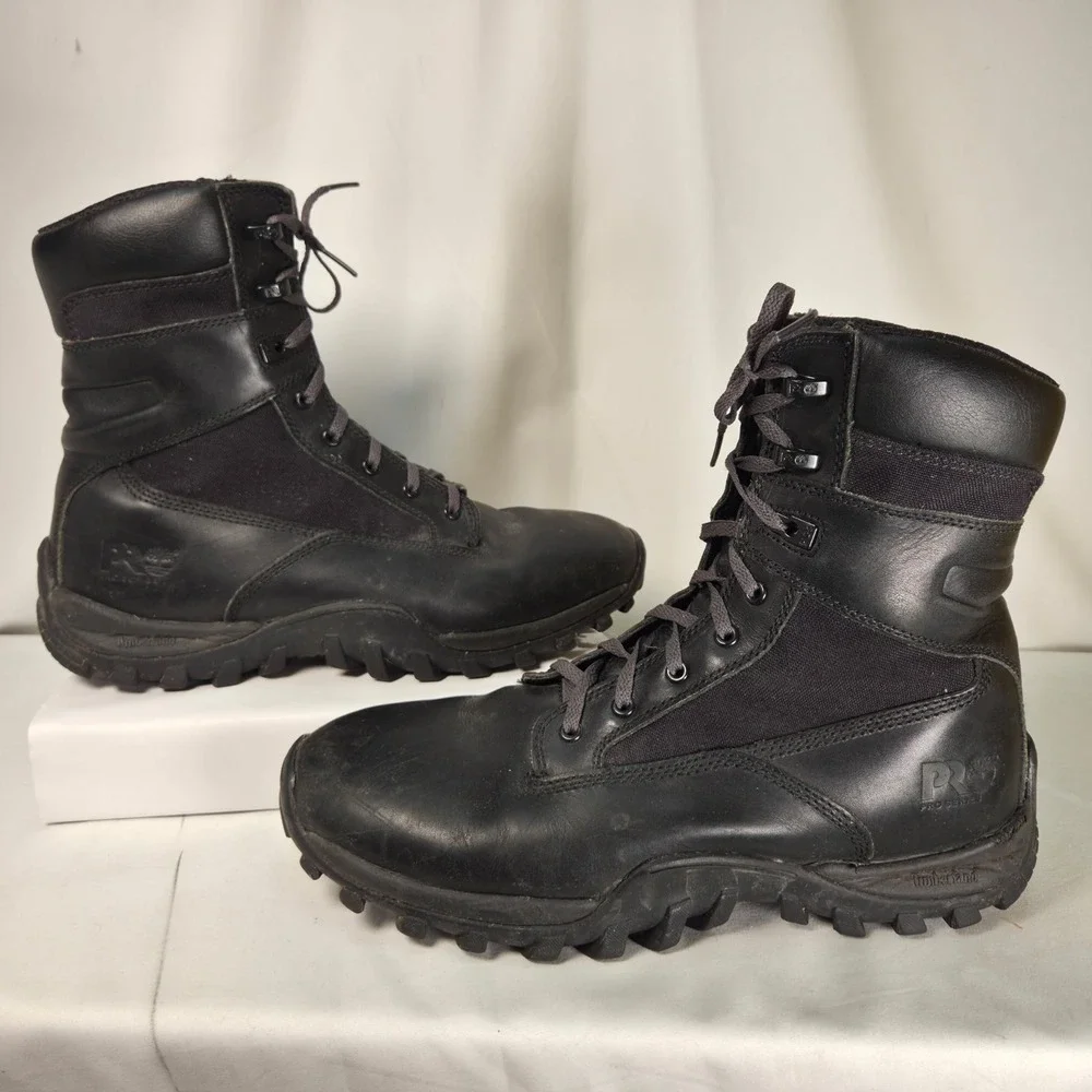 Timberland Pro Valor McClellan Tactical Work Boots US Mens Sz 10.5 Workwear Army